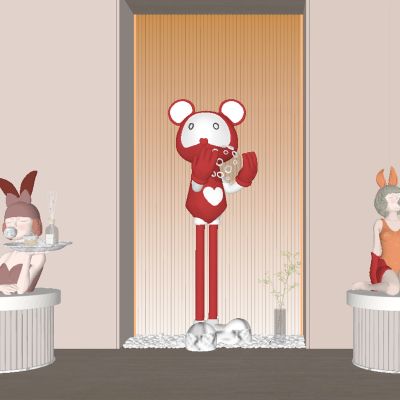 卡通雕塑公仔摆件