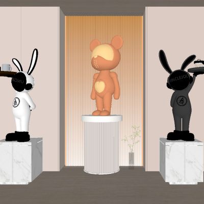 卡通雕塑公仔摆件