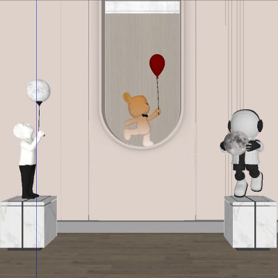 卡通雕塑公仔摆件