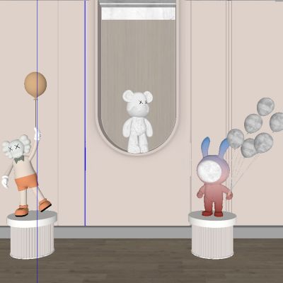 卡通雕塑公仔摆件