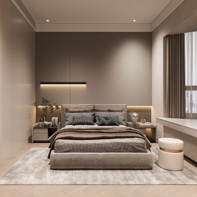 现代卧室