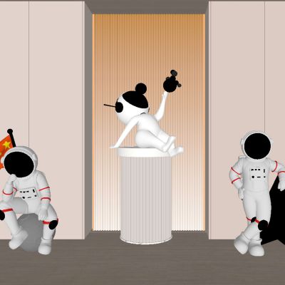 卡通雕塑公仔摆件