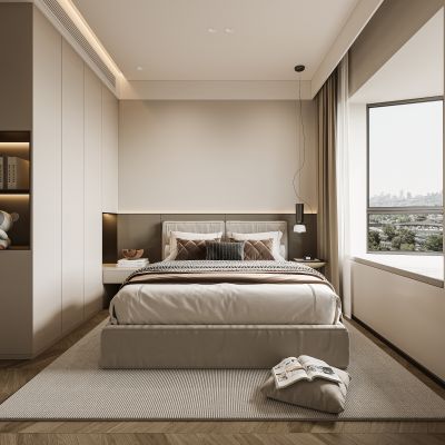 现代卧室