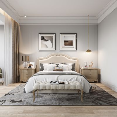 简欧卧室