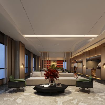 现代酒店自助餐厅