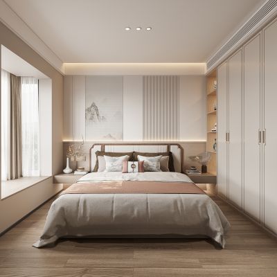 新中式卧室