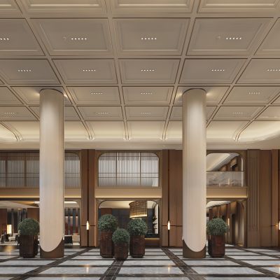 现代酒店大厅
