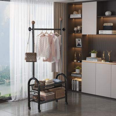 现代衣架，置物架