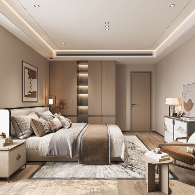 新中式卧室