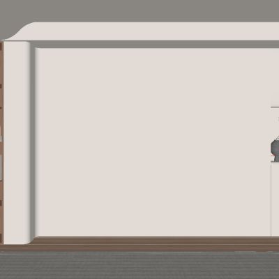 中古风餐厅客厅背景墙