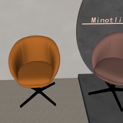 意式单人旋转沙发 北欧懒人沙发椅