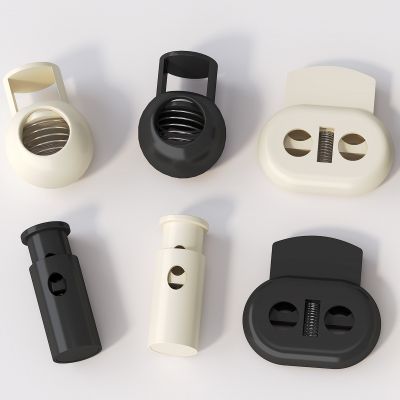 塑料猪鼻扣抽绳弹簧扣穿绳松紧扣