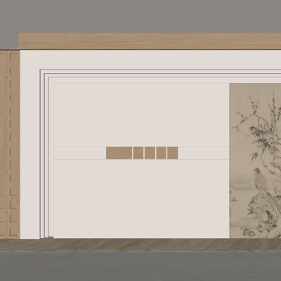 中古风餐厅客厅背景墙