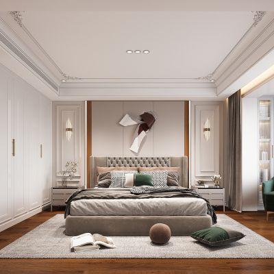 简欧卧室