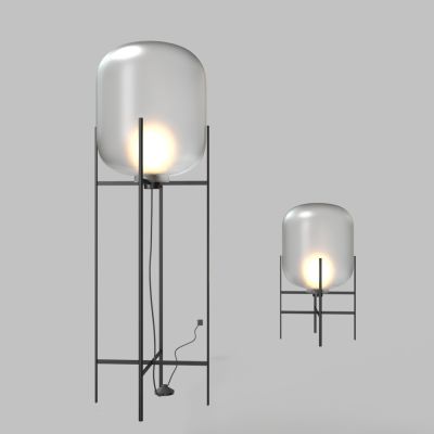 现代玻璃落地灯