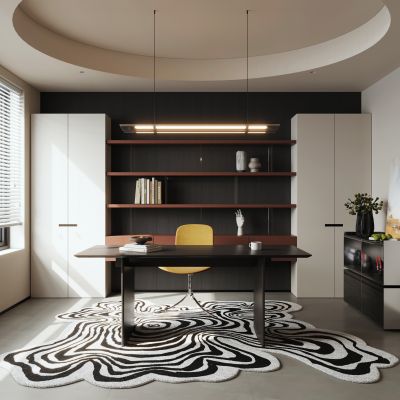 现代极简书房 卧室书房 开放式书房 别墅书房