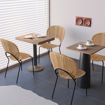 咖啡桌椅靠背椅