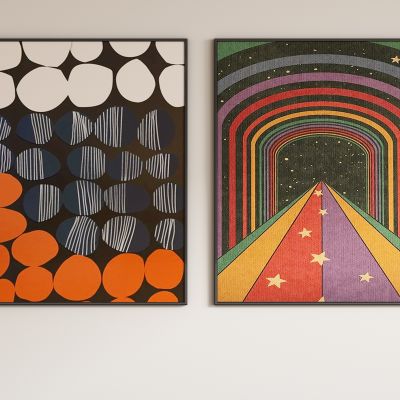 现代抽象装饰画挂画