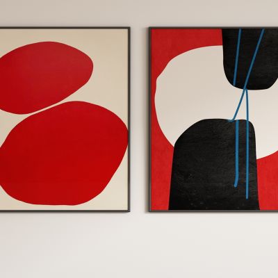 现代抽象装饰画挂画