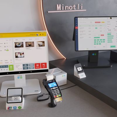 收银机点菜系统 收银器材扫码设备