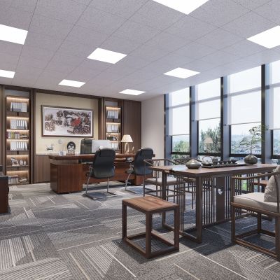 新中式董事长办公室