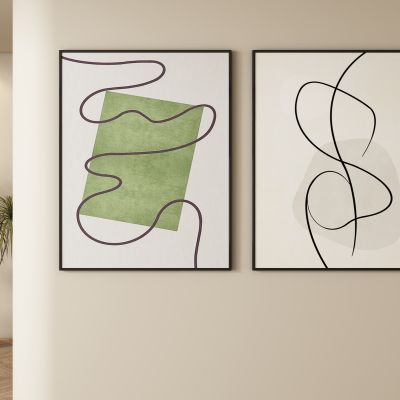 现代抽象装饰画挂画