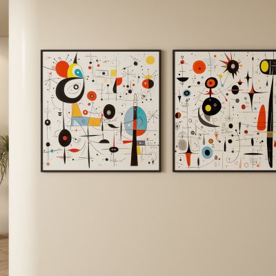 现代抽象装饰画挂画