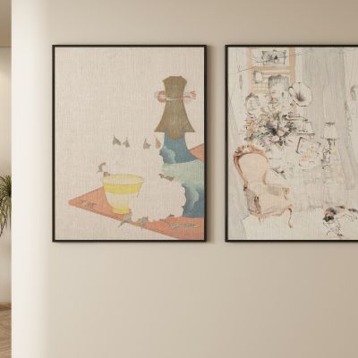 现代抽象装饰画 挂画