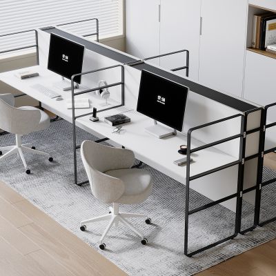 实木办公桌旋转椅 苹果台式电脑 鼠标键盘