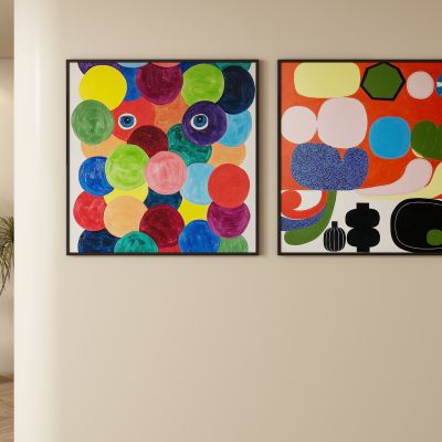 现代抽象装饰画挂画