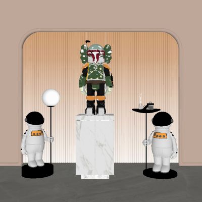 现代雕塑公仔饰品摆件