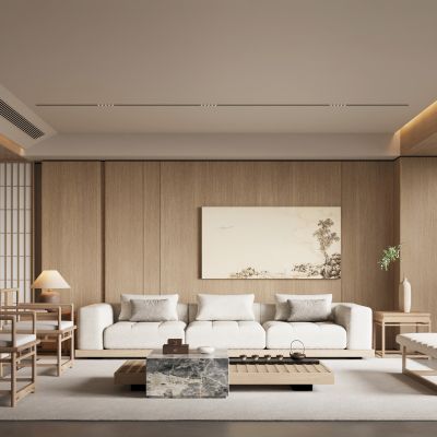 新中式宋式风客厅