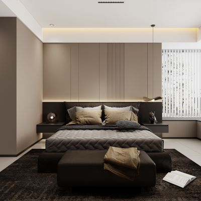 现代卧室