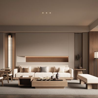 新中式宋式风客厅