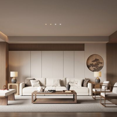 新中式宋式风客厅