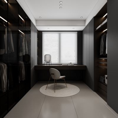 现代衣帽间