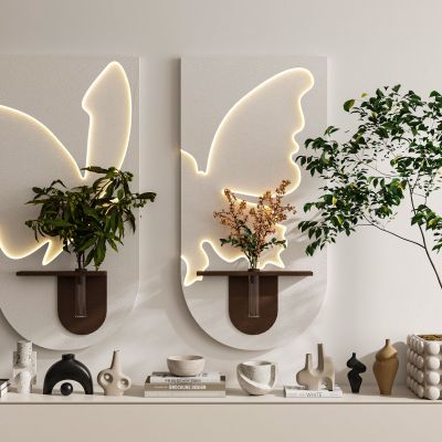 现代奶油风装饰画挂画组合墙饰挂件