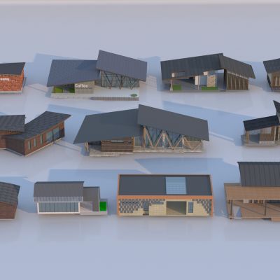 新中式公共建筑