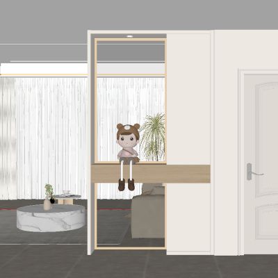 现代玄关隔断 隔断