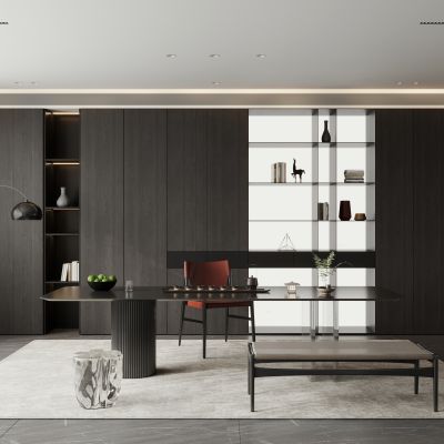 现代意式茶室 会所茶室 办公室茶室 别墅茶室
