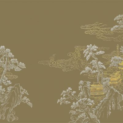 无缝连纹爵士白高清岩板大理石