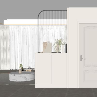 现代玄关隔断 隔断