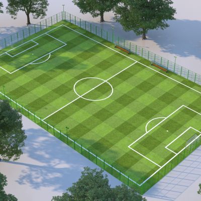 现代足球场 