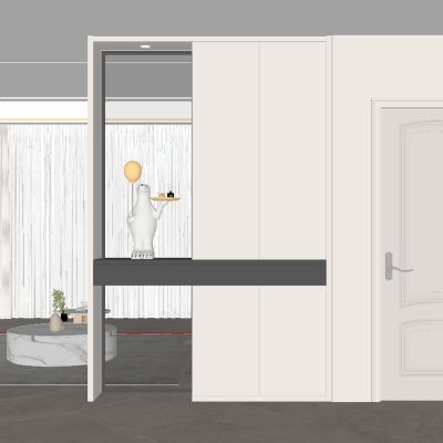 现代玄关隔断 隔断