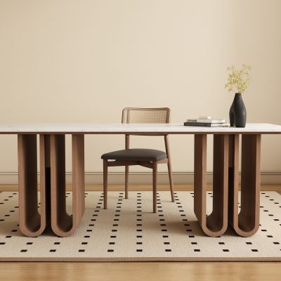 中古风长餐桌椅