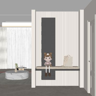 现代玄关隔断 隔断