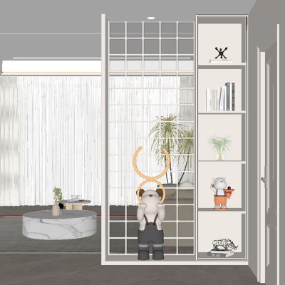 现代玄关隔断 隔断