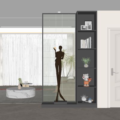 现代玄关隔断 隔断