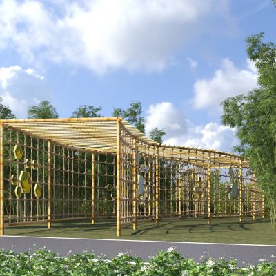 现代廊架 休闲廊架 