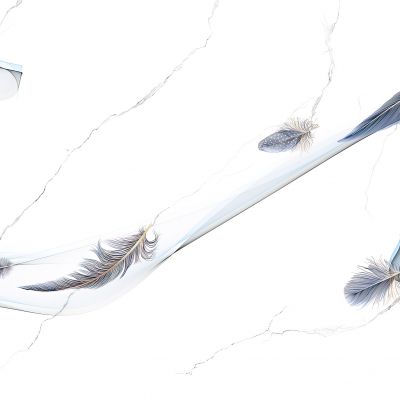 无缝连纹高清爵士白岩板大理石